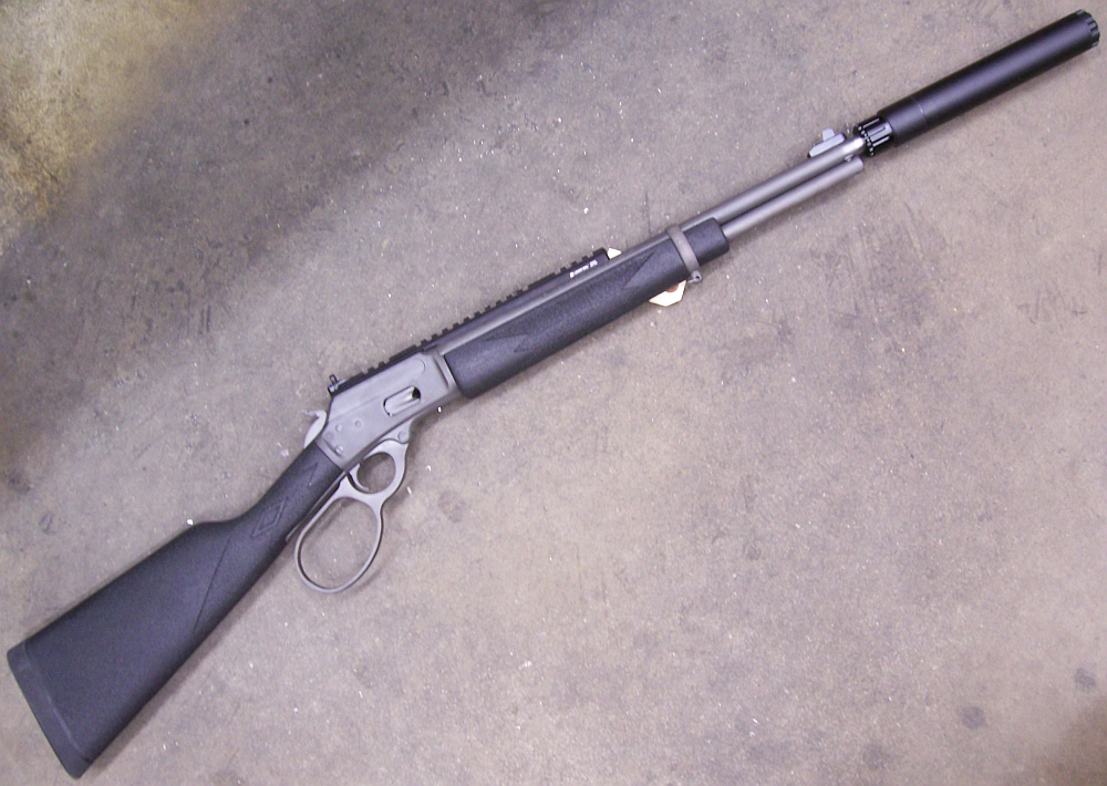 Marlin 1894 .357 Magnum Suppressed.